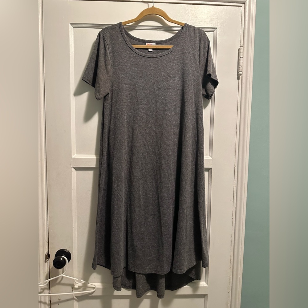 Lularoe Large, gray, comfy dress - lounge wear
